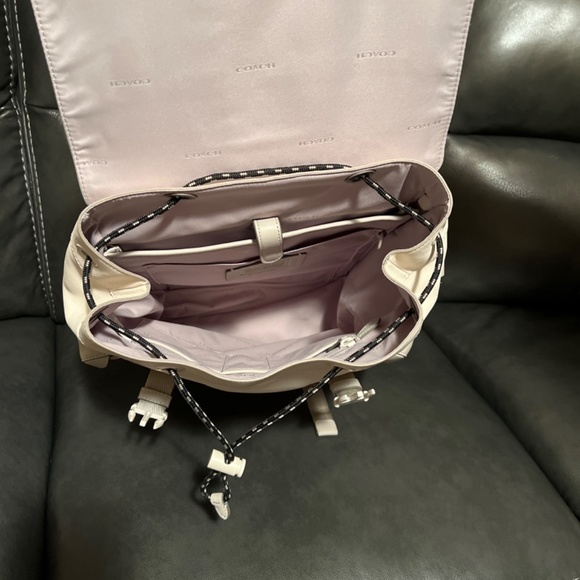 Coach Leather Backpack